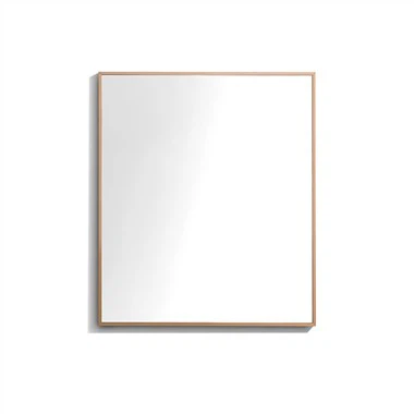 Mirall de bany amb marc d'alumini